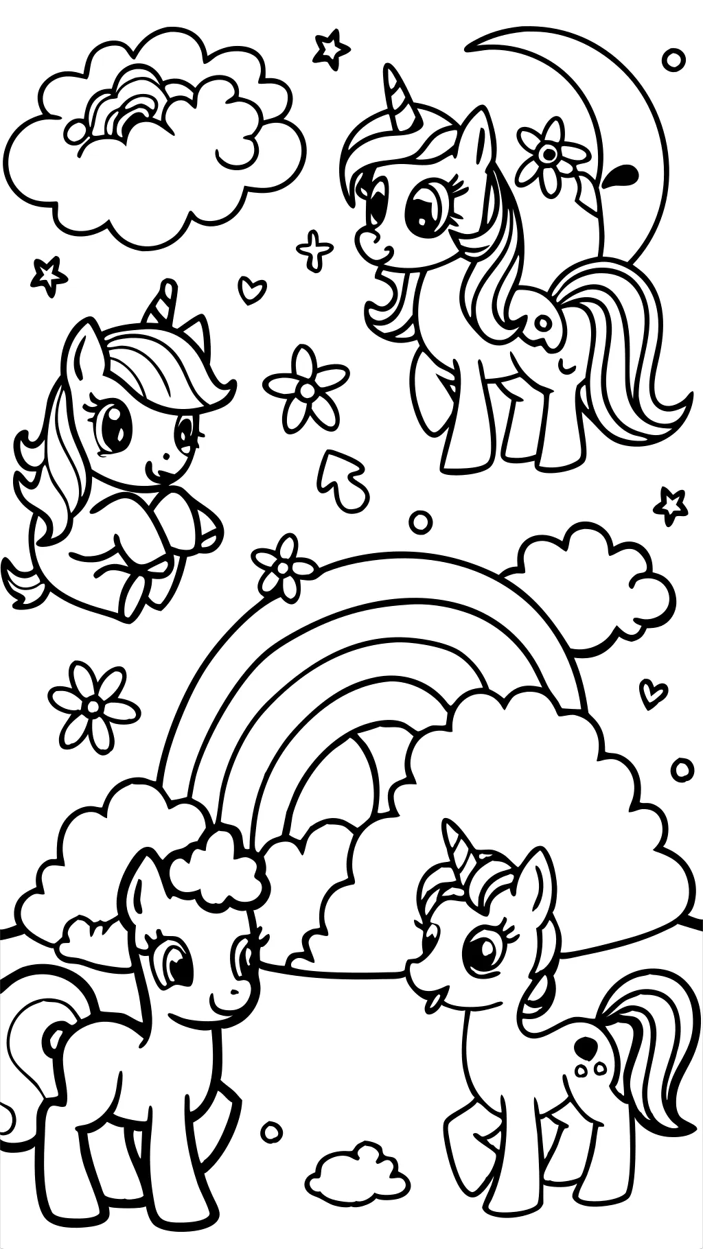 Páginas para colorear de My Little Pony de imprimible gratis